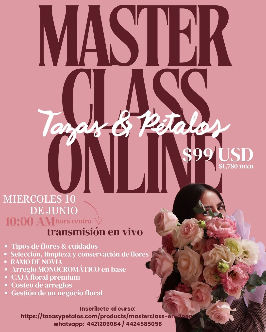 Masterclass floral en línea