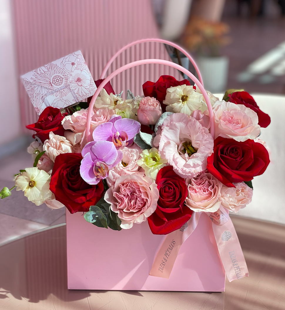 Valentine´s Flower Bag