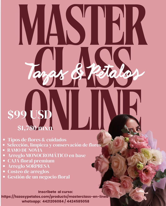 Masterclass floral en línea