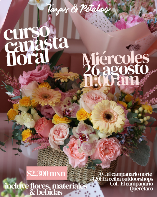 Curso Canasta Floral 26 Agosto 2026
