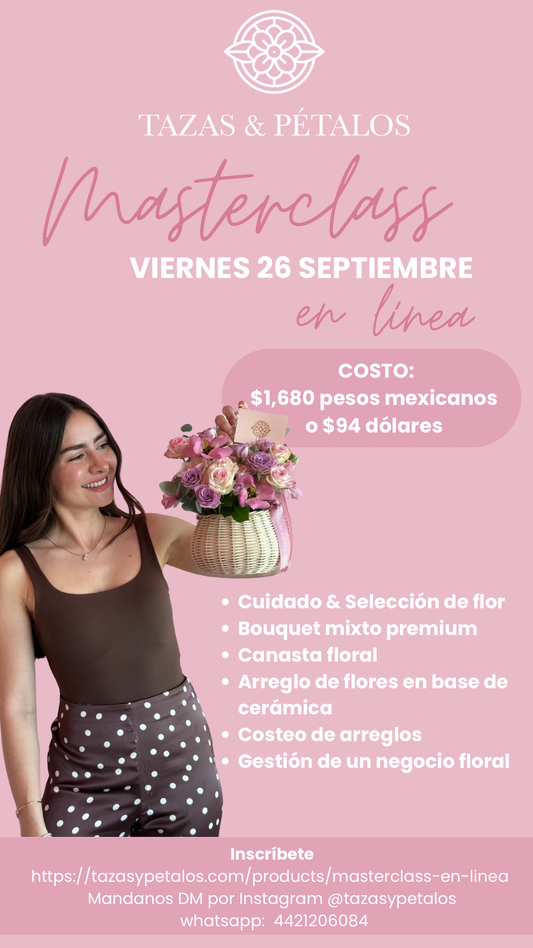 Masterclass floral en línea